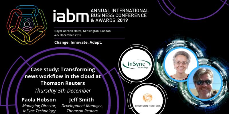 Read more about the article InSync and Reuters join forces at IABM conference